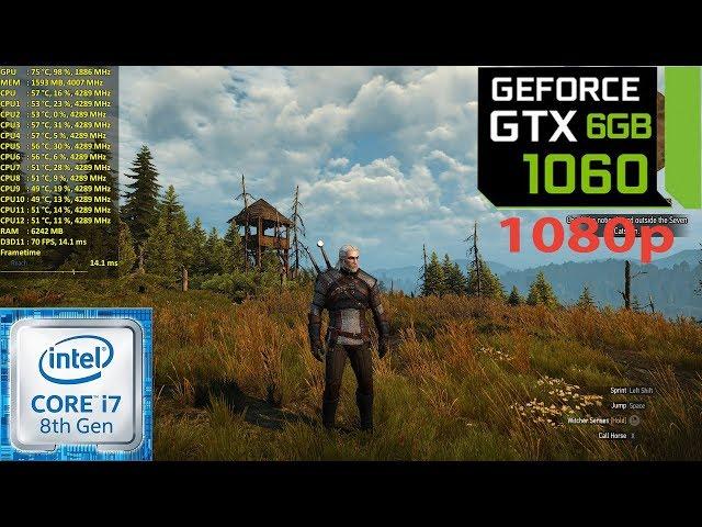 GTX 1060 6GB - The Witcher 3 - 1080p