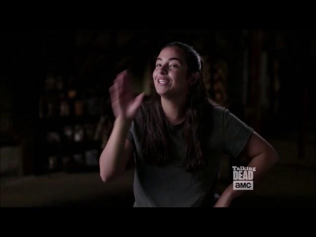 Talking Dead - Andrew Lincoln & Alanna Masterson on "Mother Goose"