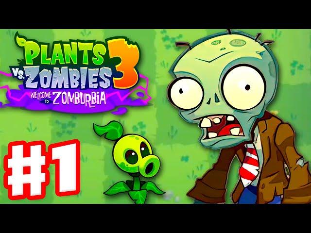 Plants vs. Zombies 3: Welcome to Zomburbia - Gameplay Walkthrough Part 1 - Dave's House!