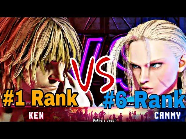 Street Fighter 6 PS4 KEN VS CAMMY High Level Gameplay 4K60FPS