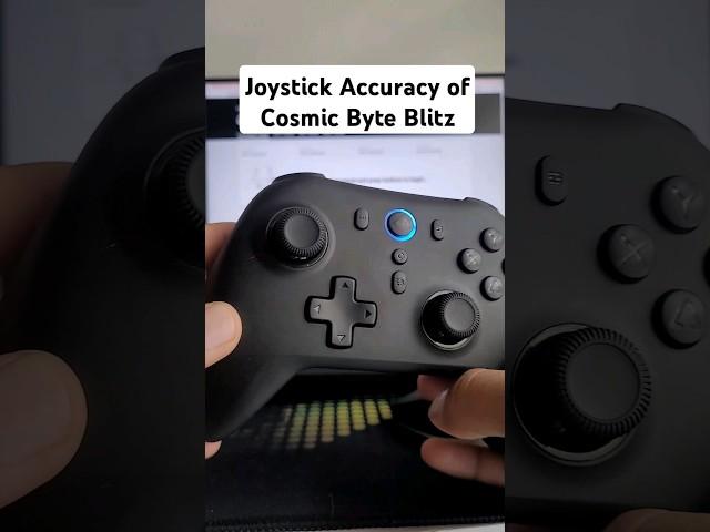Cosmic Byte Blitz Joystick Accuracy Test #gamepad #shorts #cosmicbyte #pop