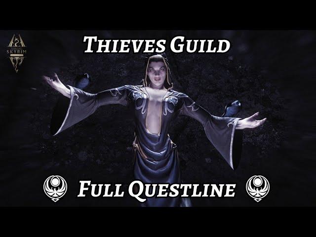 Skyrim Thieves Guild Full Questline Stealth Playthrough (PC Modded)