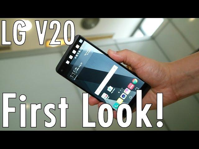 LG V20 First Look: The MONSTER Multimedia Smartphone Returns! | Pocketnow