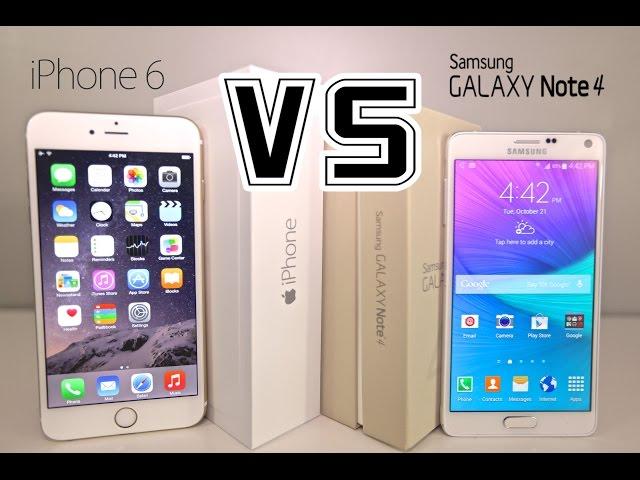 iPhone 6 Plus VS Samsung Galaxy Note 4 - Ultimate Full Comparison