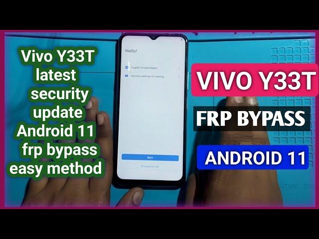 Vivo y33t frp bypass Google Account/ FRP Bypass - ANDROID 11 (Without Computer)