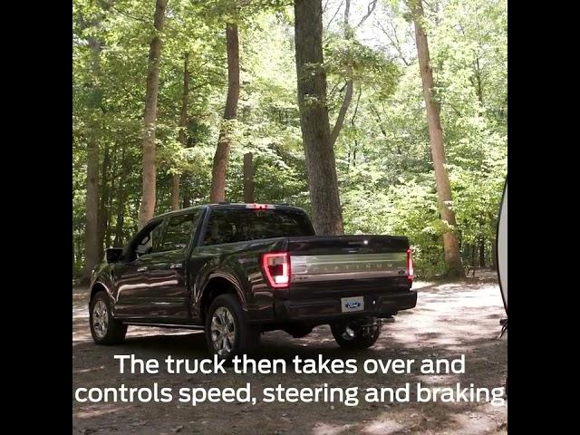 Ford's Pro Trailer Hitch Assist Takes The Guesswork Out Of Towing