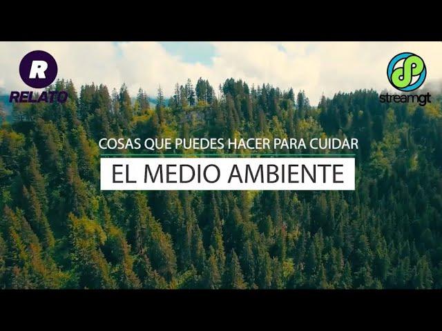 Cosas que puedes hacer para cuidar el medio ambiente