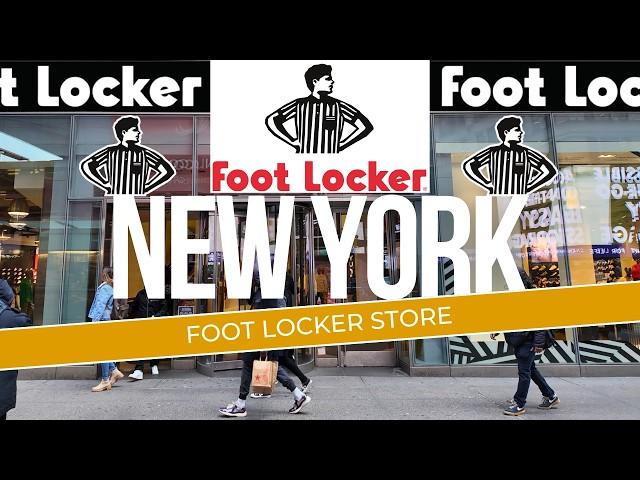 Inside FOOT LOCKER STORE New York City