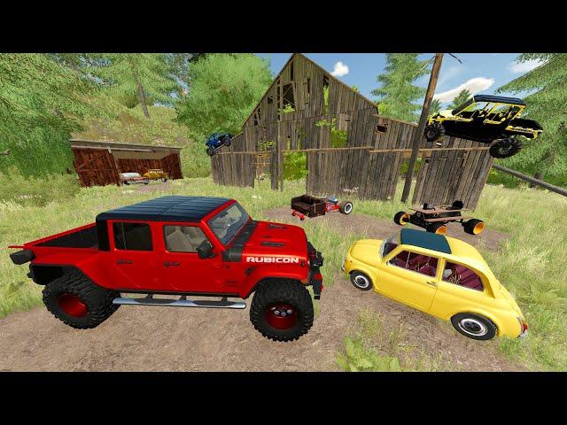 Buying Very Old Abandoned Barns at Auction | Farming Simulator 22