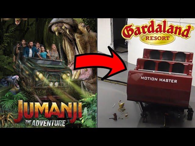 Jumanji The Adventure NEW Dark Ride Coming To Gardaland in 2022