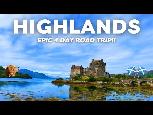 Incredible 4 Day Scotland Road Trip Adventure: Exploring the Highlands, Castles, and Battlefields