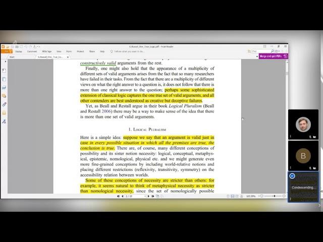 20200803: Илья Гущин о работе Дж. Рассел "Одна истинная логика?"