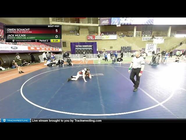 114 Lbs Champ. Round 1 - Jack Mulnix, Kenosha Wrestling Academy Vs Owen Schacht, X-Factor Elite Wr