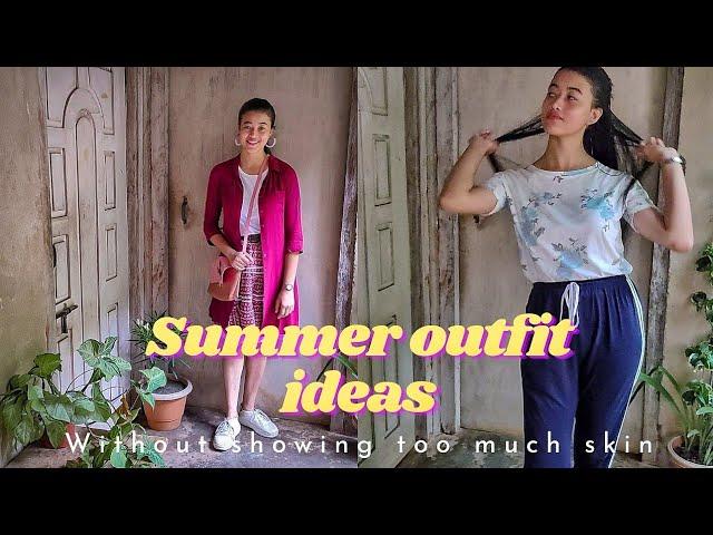 Summer outfit ideas without showing too much skin | Summer outfit ideas without short clothes