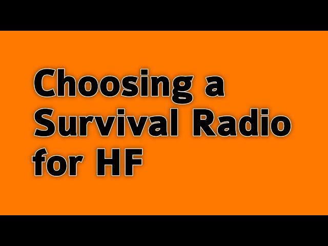 Best HF Ham Radio for Off Grid Survival