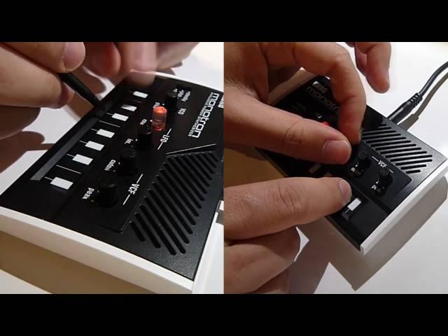 KORG monotron Song (finger & stylus)