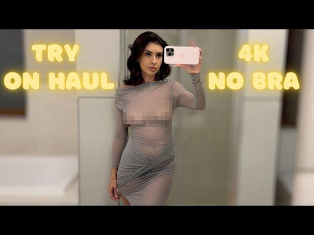 [4K] Try-On Haul with ME | Looks You Can’t Miss | 2024 | See Through Dress | Transparent Clothing