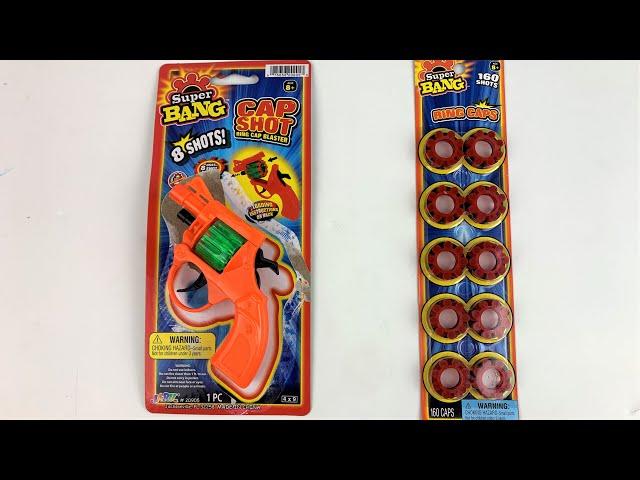 Super Bang Cap Shot Toy Blaster | 160 Ring Caps