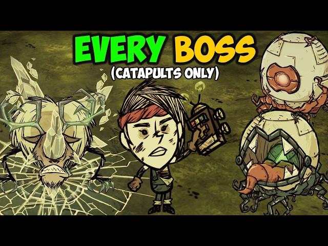 Defeating EVERY Boss with TURRETS (RE-WORKED Winona)