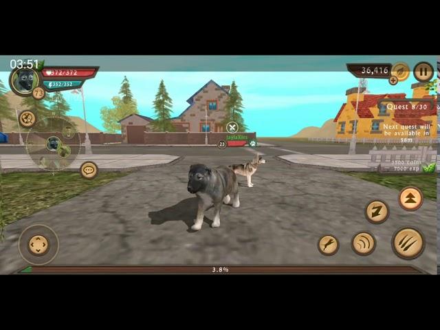 Kill boss cow and robot Dog•Dog Sim• online•