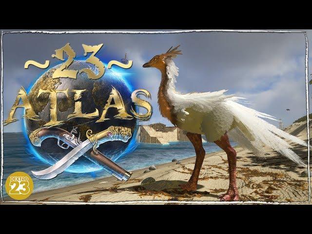 ATLAS ● Ostrich zähmen! ● #23 | Let's Play Deutsch German MMO FUNNY