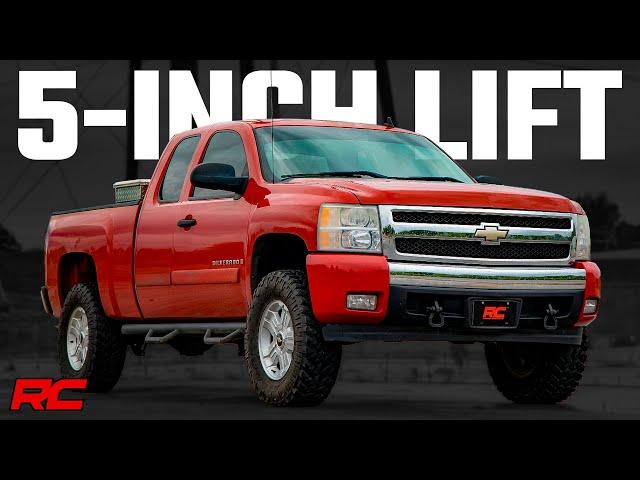 2007-2013 Chevrolet Silverado 1500 2WD 5-inch Suspension Lift Kit [by Rough Country]