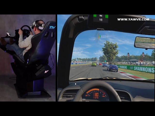 YAW3 - Assetto Corsa EVO racing gameplay - Yaw3 new rollers and re-enforced legrest bar