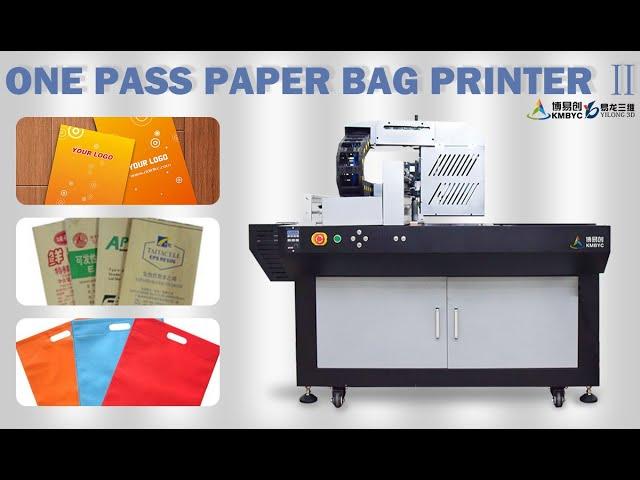 Sigle pass color uv printer for plastic bags