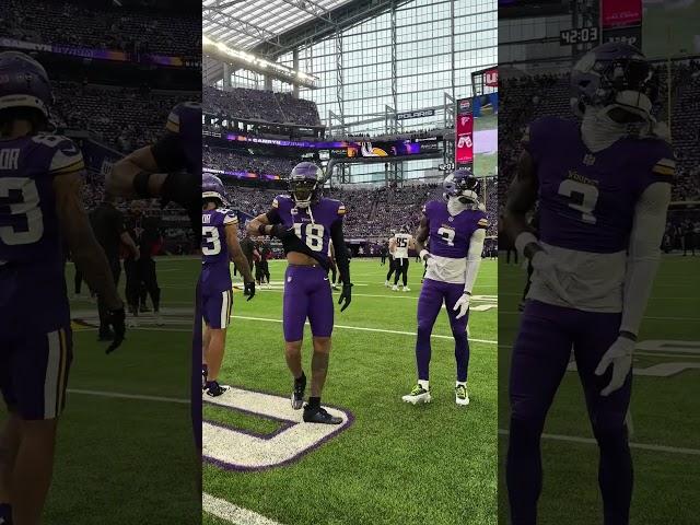 Justin Jefferson & Jordan Addison getting hype 