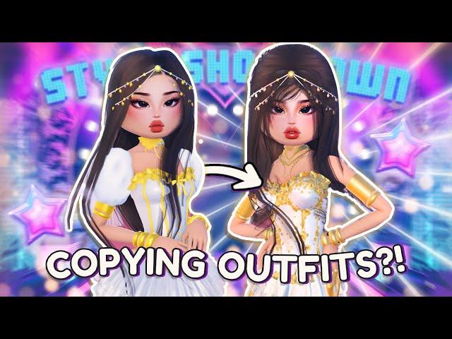 I WON STYLE SHOWDOWN by *COPYING OUTFITS* in DRESS TO IMPRESS! | Roblox