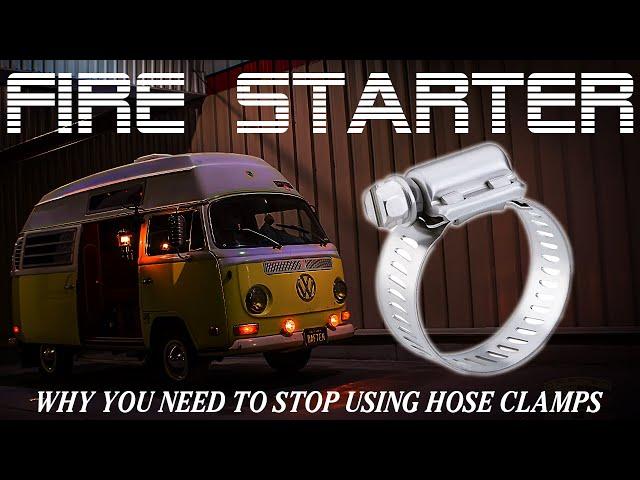 Remove These Clamps From Your Air Cooled VW Immediately - Classic Bug Bus Ghia Fuel Pump Hose Clamps