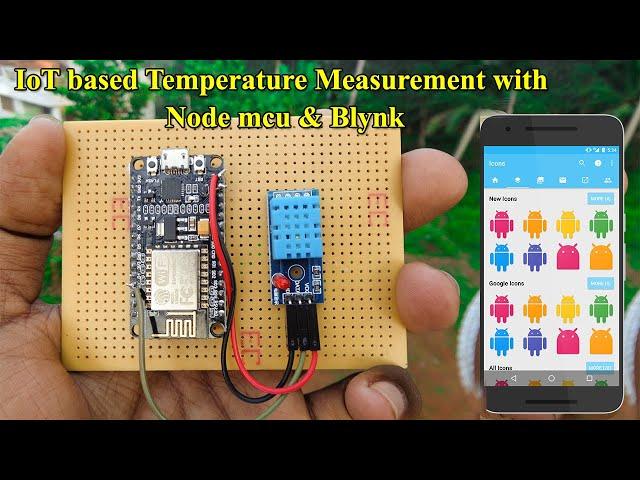 Blynk with nodemcu DHT11 sensor