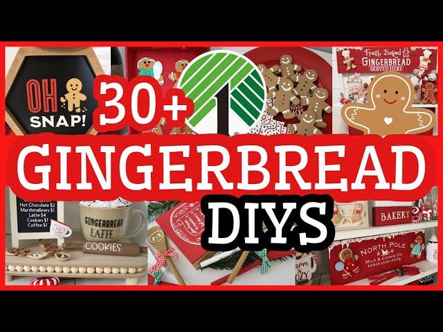 30+ Incredible GINGERBREAD CHRISTMAS DIYS YOU NEED to Try! Budget Friendly Christmas Crafts 2024