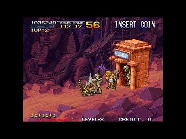 Metal Slug X: Super Vehicle-001 (Arcade) - (Longplay - Tarma | Level 8 Difficulty | All Secrets)