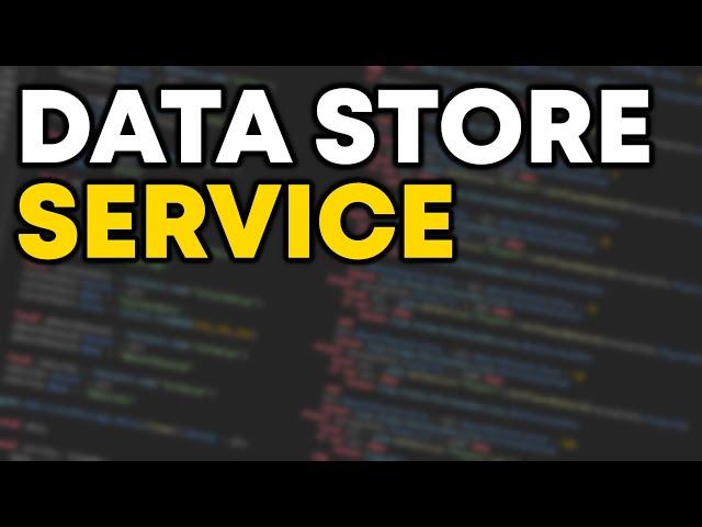 Data Store Service - Roblox Scripting Tutorial