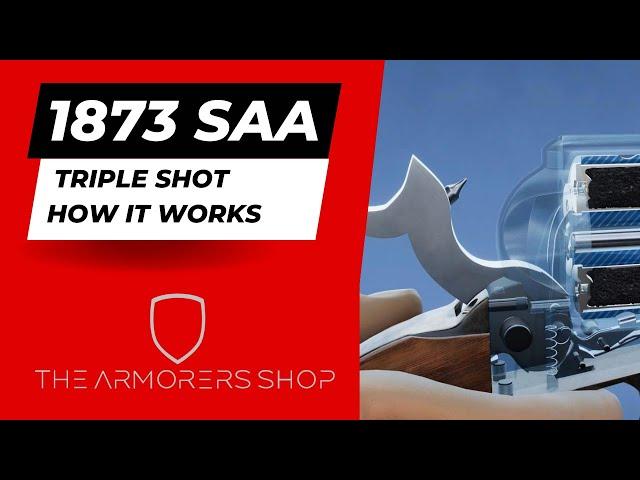 1873 SAA - Race gun - triple shot - www.thearmorersshop.com