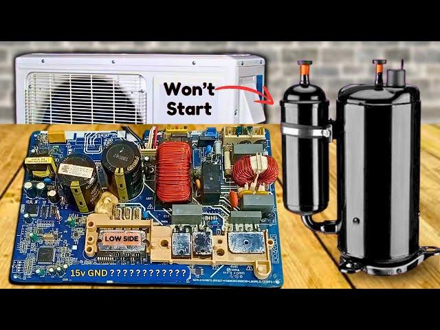 Mini Split AC Circuit Repair, Not Able To Start Compressor