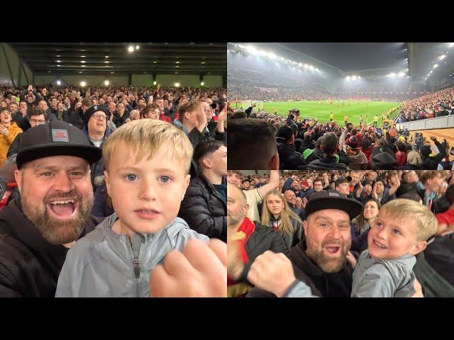 LUIS DIAZ HATTRICK ON XABI ALONSO ANFIELD RETURN! LIVERPOOL 4-0 LEVERKUSEN | DAD & LAD MATCHDAY VLOG