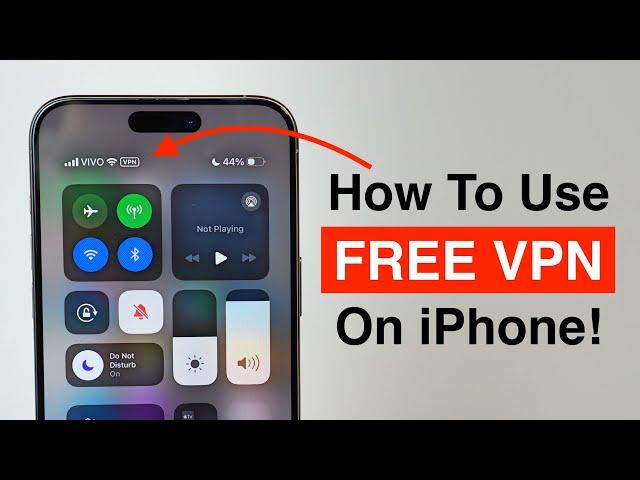 How To Install And Use a FREE VPN on your iPhone!