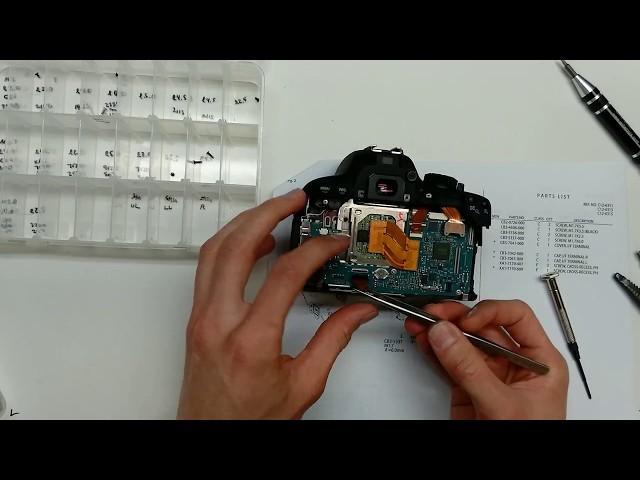 Canon Rebel T5i/700D Disassembly and Main PCB Replacement