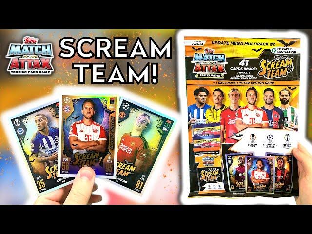 SCREAM TEAM UPDATE MEGA MULTIPACK OPENING! | TOPPS MATCH ATTAX 2023/24 | NEW HALLOWEEN THEMED CARDS!