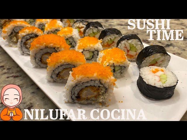 Как приготовить простые и вкусные суши  -Restoran Usulda Mazzali Sushi/ Yummy Sushi Roll recipe