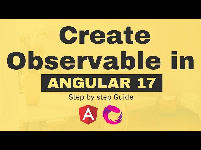 How to create Observable in Angular 17?