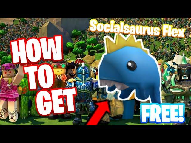 How To Get New Socialsaurus Flex! || Roblox New PromoCodes