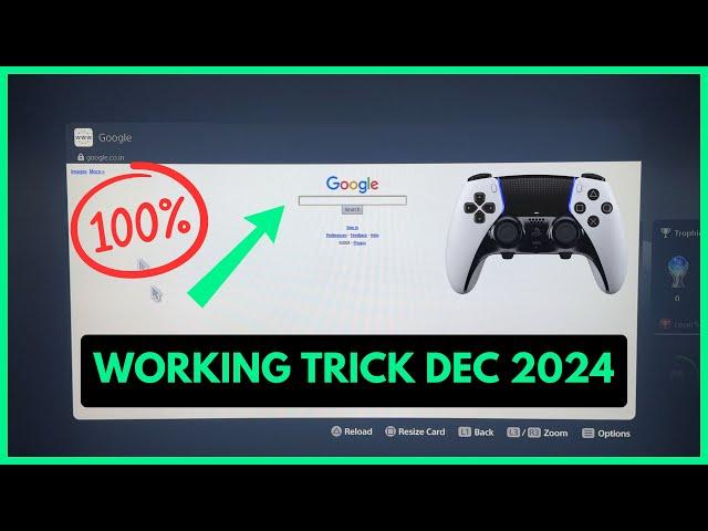 How to Get Google on PS5 2024 (200% WORKING TRICK)