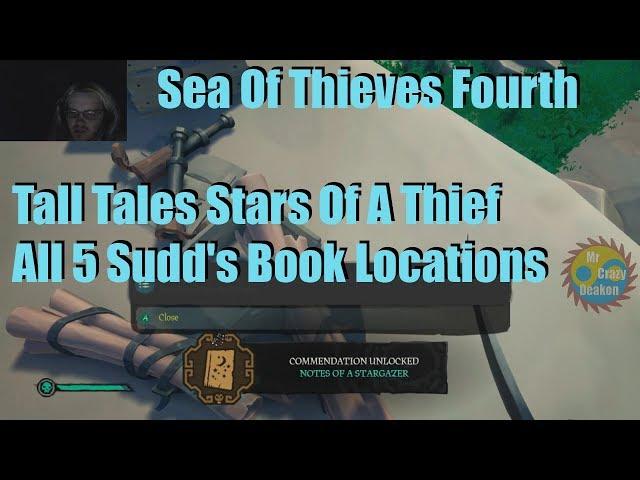 Sea Of Thieves Fourth Tall Tales Stars Of A Thief All 5 Sudd's Book Locations
