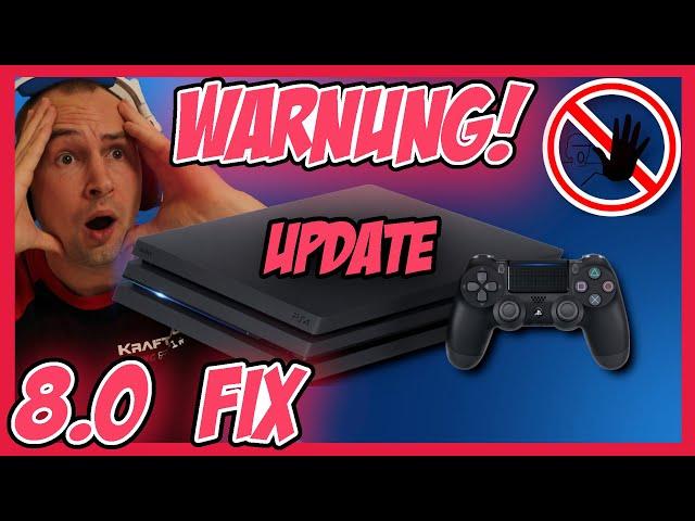  PS4 neues Update 8.00 Fix Lösung - Problemupdate Fehler SU-30746-0 so läuft die Konsole wieder !