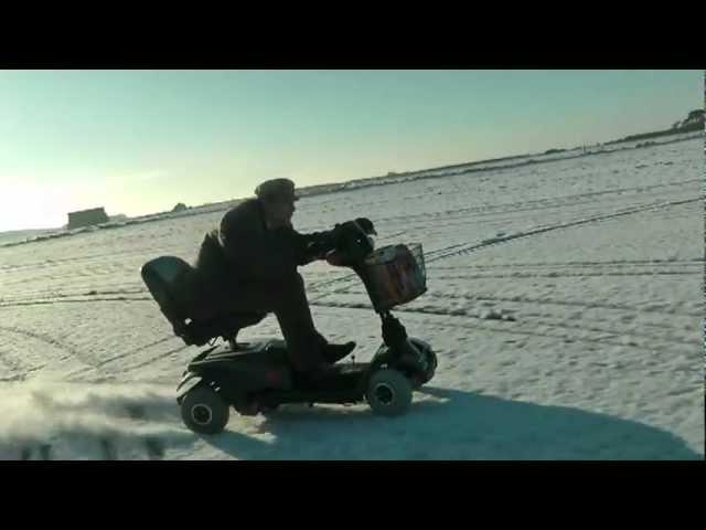 70MPH Mobility Scooter in the SNOW