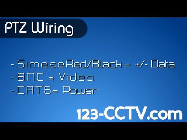 PTZ Wiring with CAT5 as Power