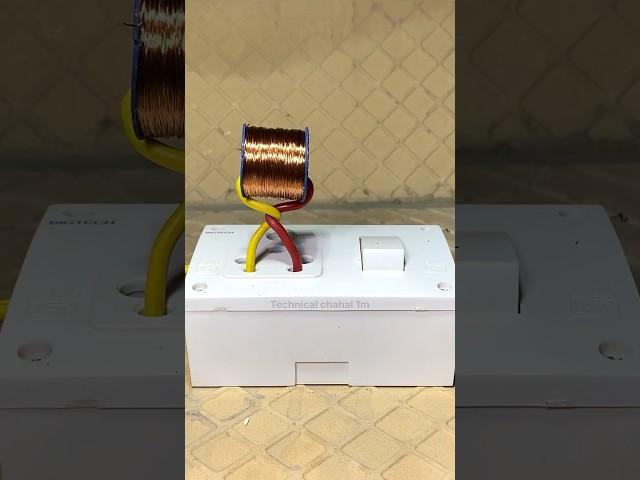 what will happen? electrical experiments | connect copper coil to electricity. Do Not Try. #electric